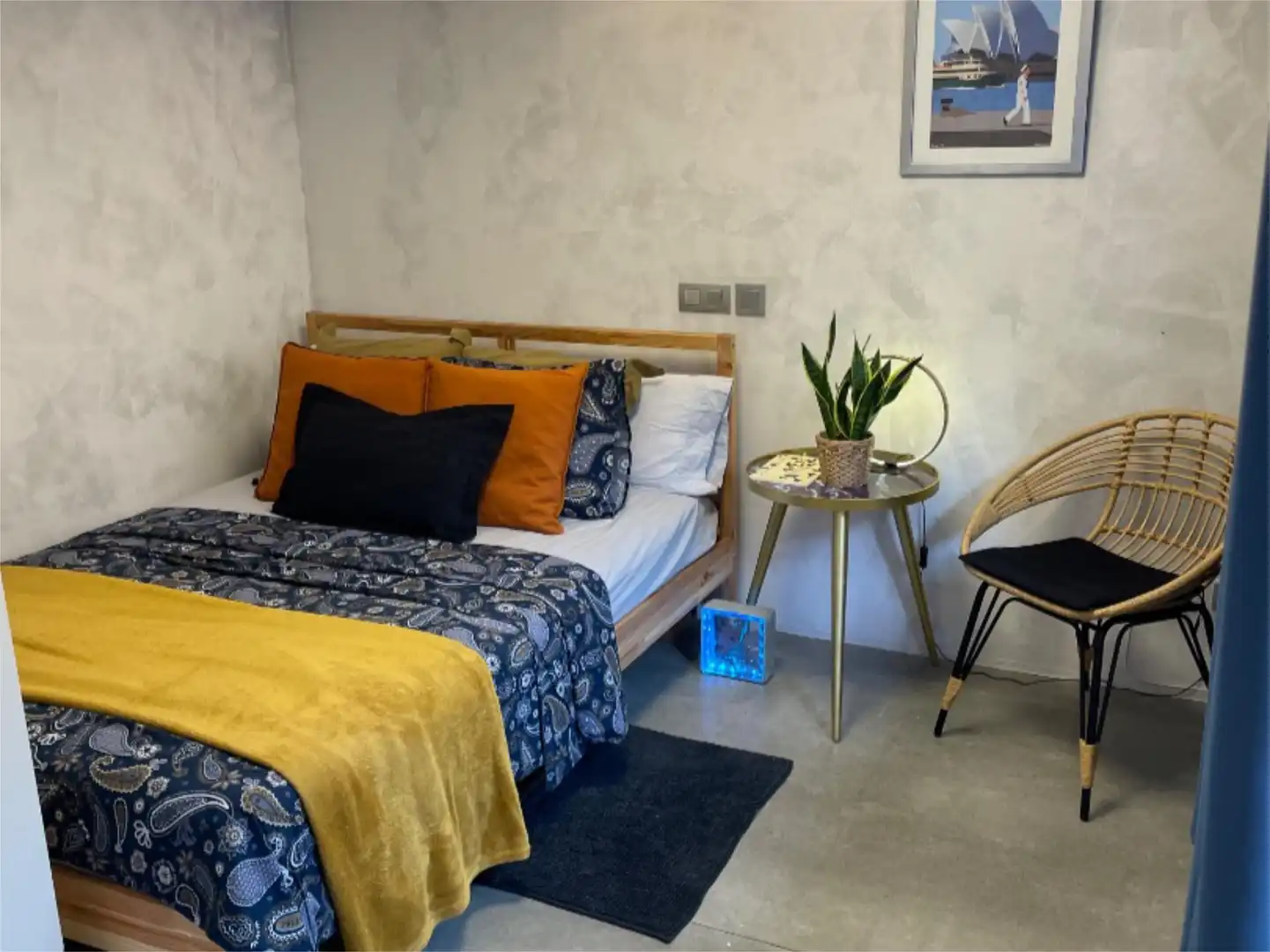 Bedroom of Flat for share in Madrid  with Air Conditioner, Heating and Terrace
