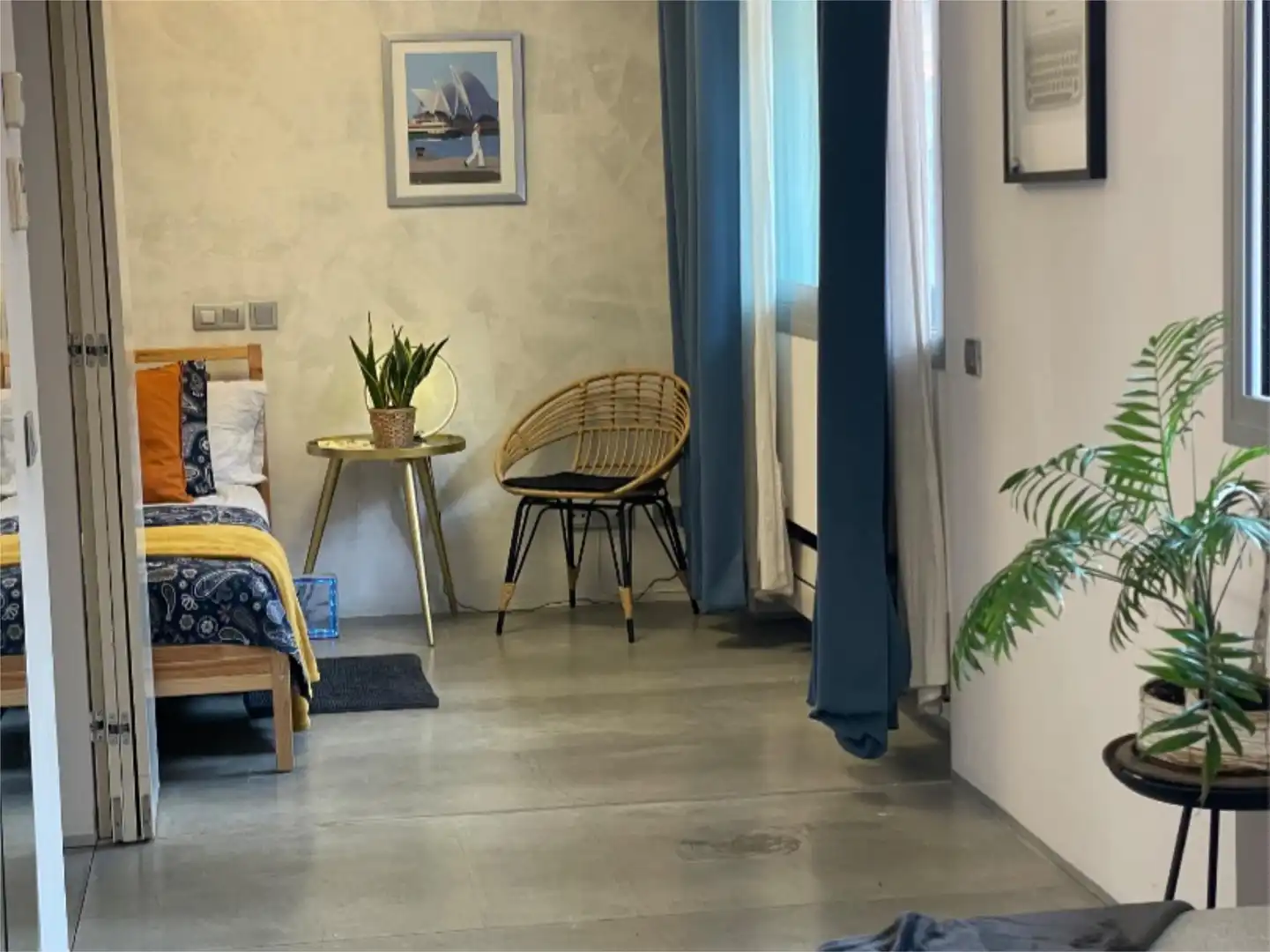 Bedroom of Flat for share in Madrid  with Air Conditioner, Heating and Terrace