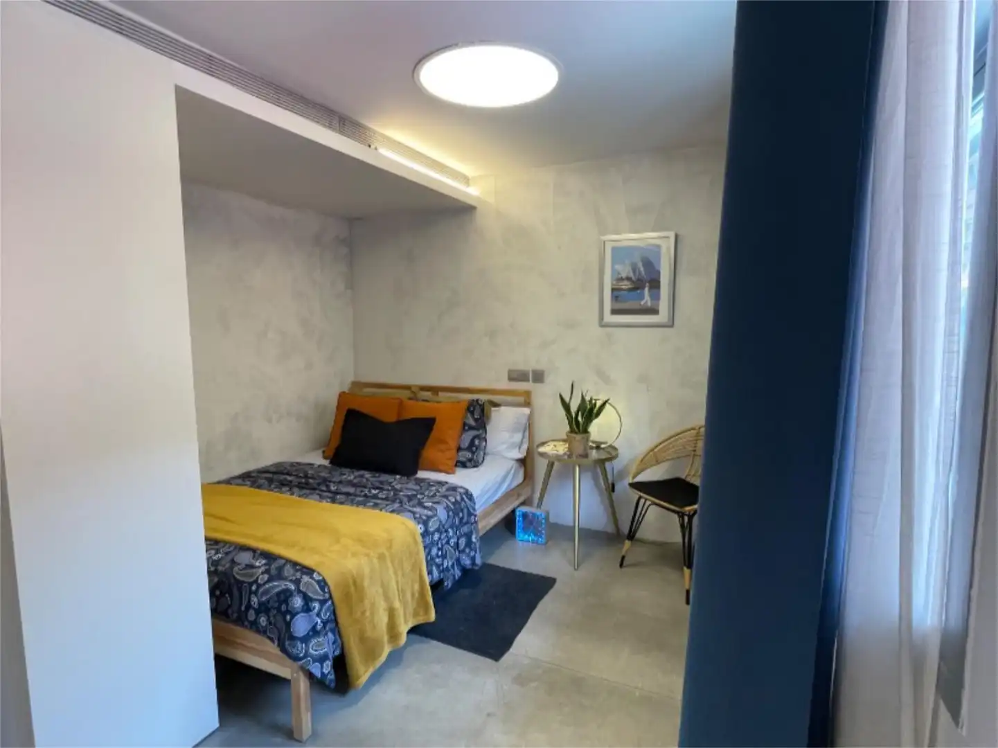 Bedroom of Flat for share in Madrid  with Air Conditioner, Heating and Terrace