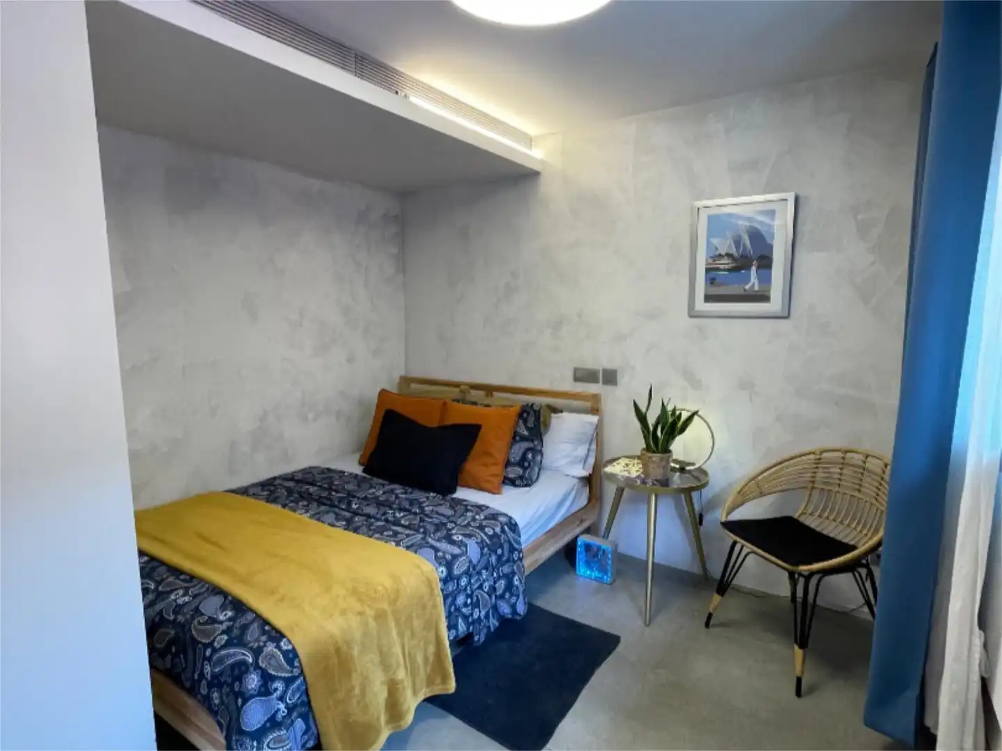 Bedroom of Flat for share in Madrid  with Air Conditioner, Heating and Terrace