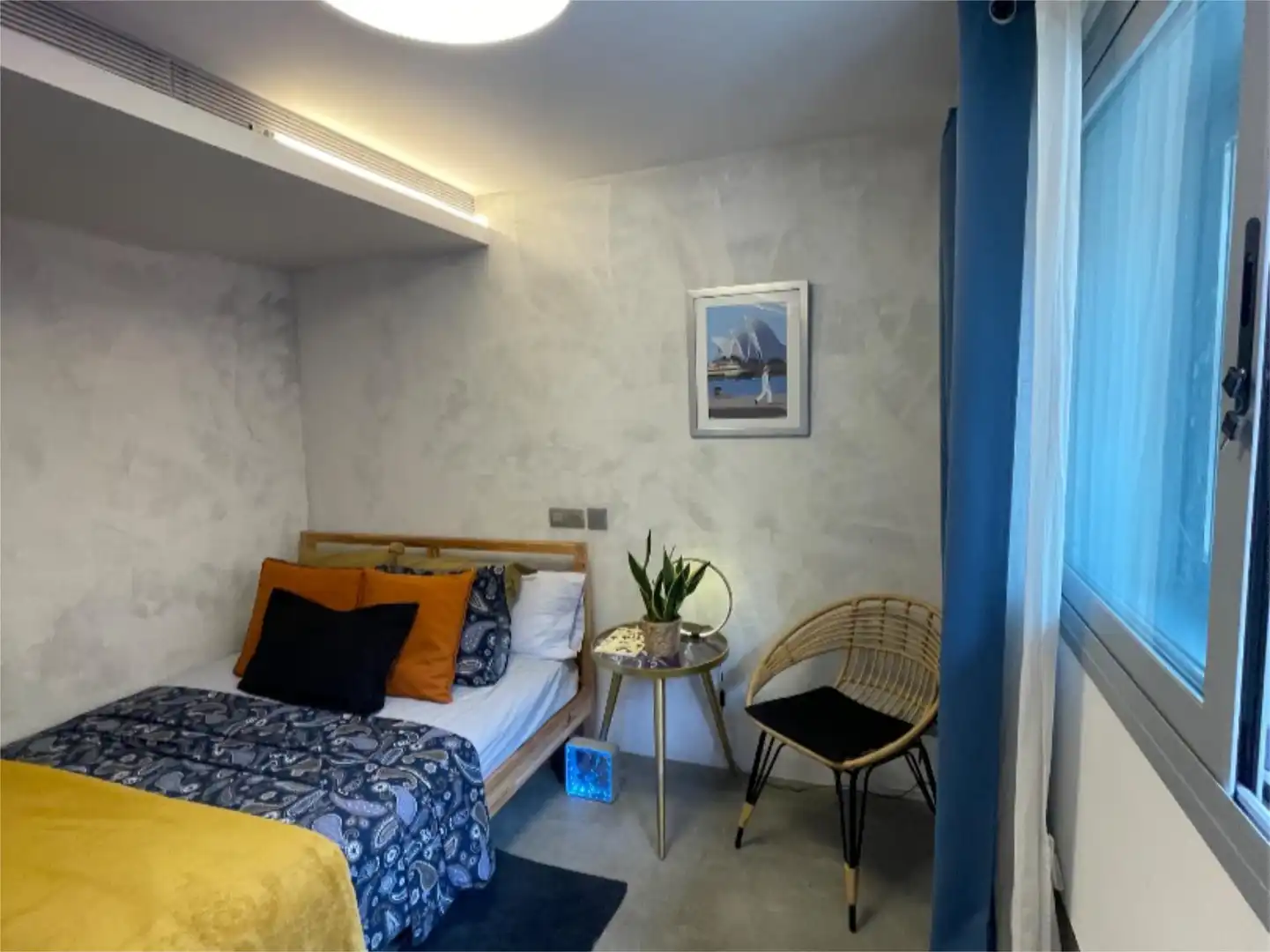 Bedroom of Flat for share in Madrid  with Air Conditioner, Heating and Terrace