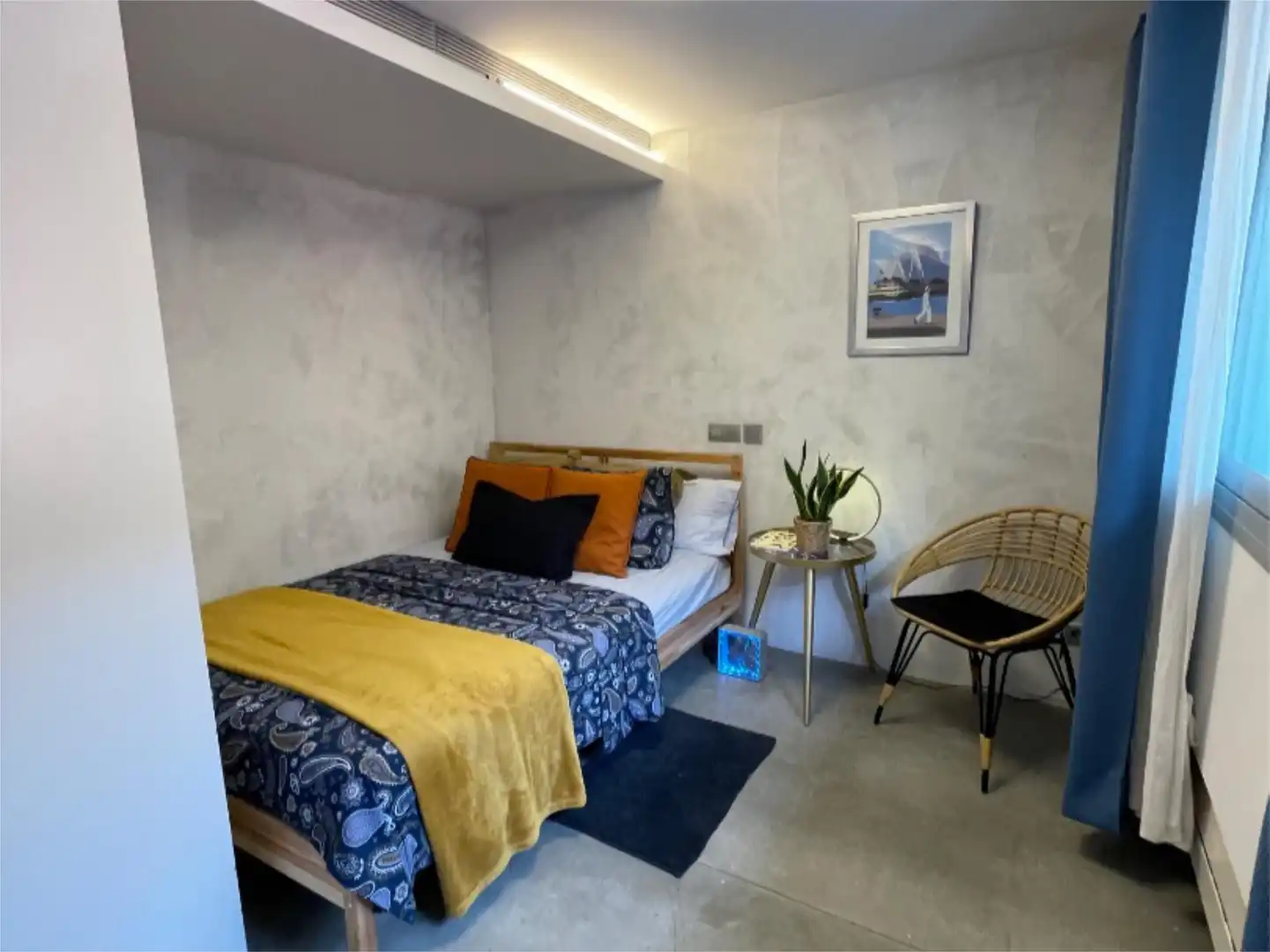 Bedroom of Flat for share in Madrid  with Air Conditioner, Heating and Terrace