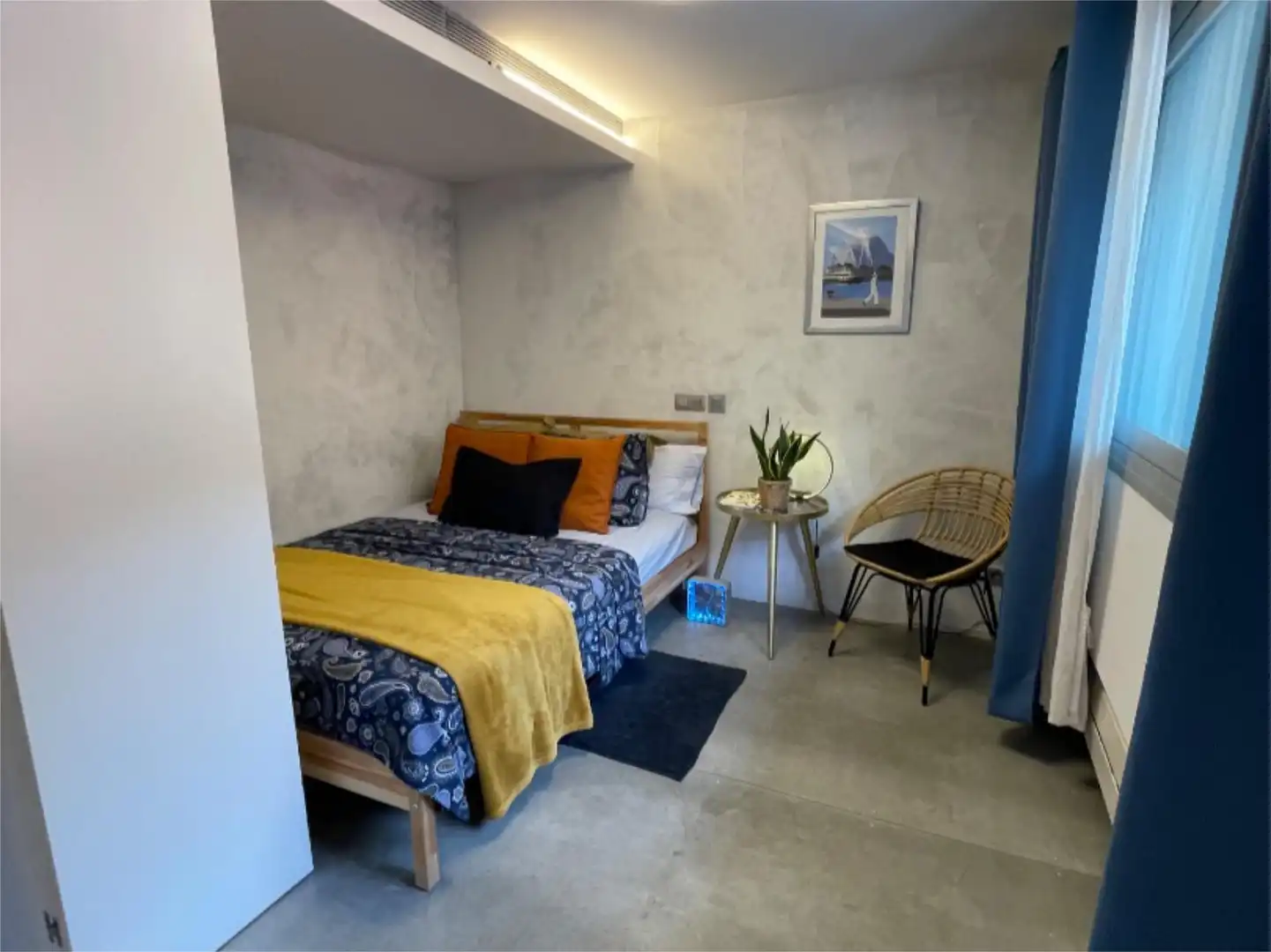 Bedroom of Flat for share in Madrid  with Air Conditioner, Heating and Terrace