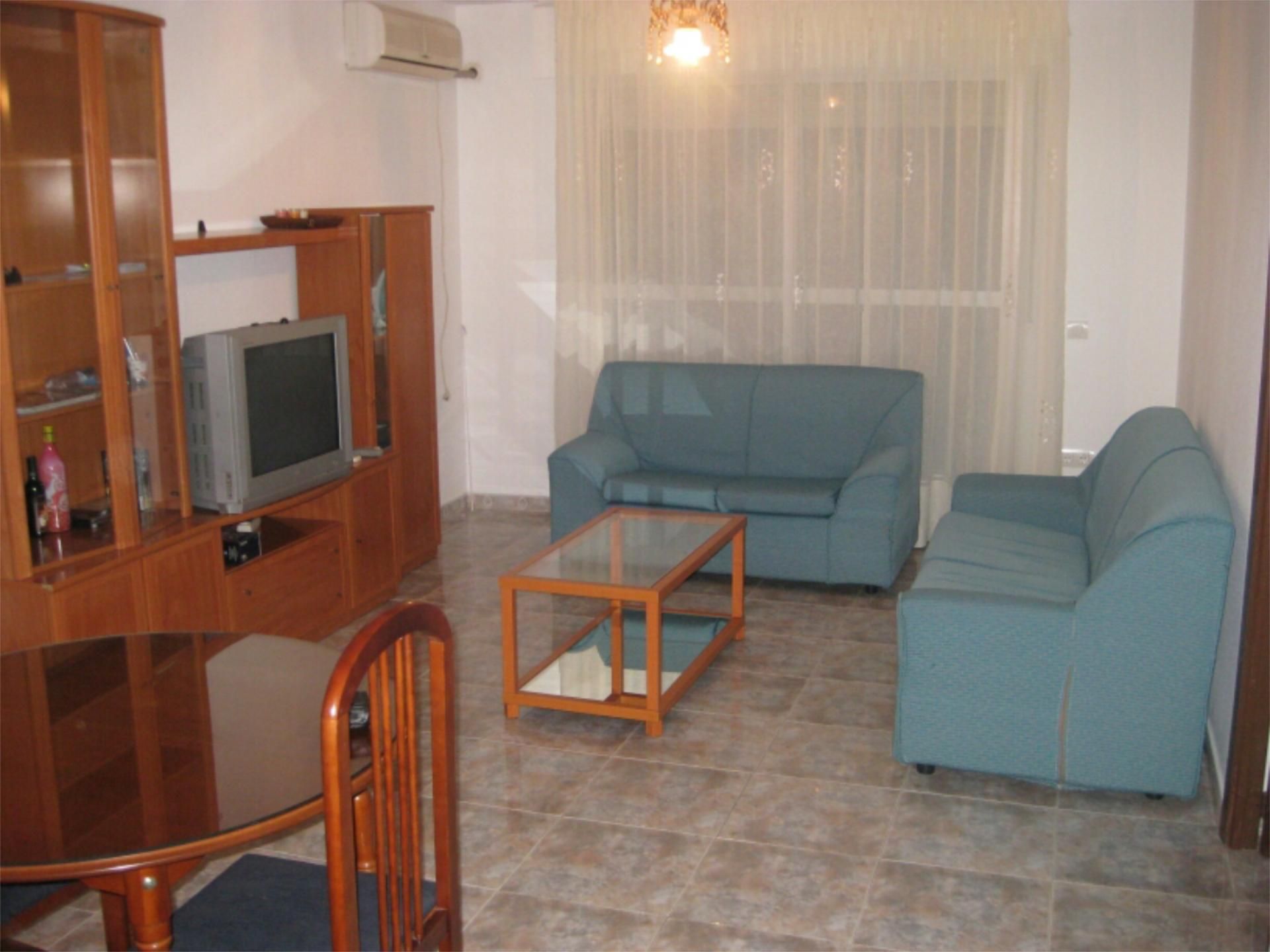 Living room of Flat to share in Cáceres Capital  with Air Conditioner, Terrace and Furnished