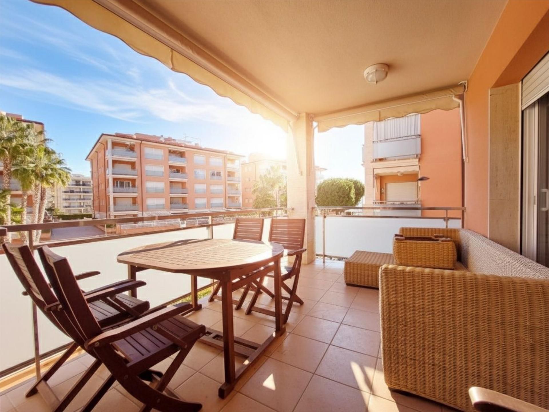 Terrace of Flat for sale in Calafell  with Air Conditioner, Swimming Pool and Balcony