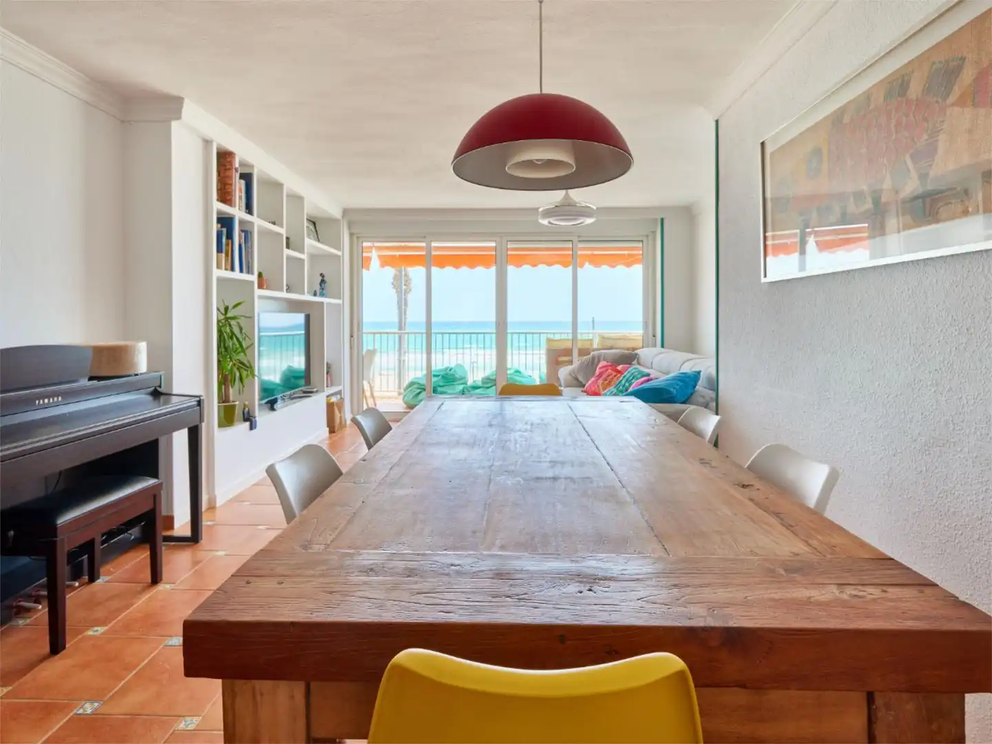 Flat for rent in Avenida Jaime I el Conquistador, Playa Muchavista Dining room of Flat for rent in El Campello with Air Conditioner, Terrace and Storage room