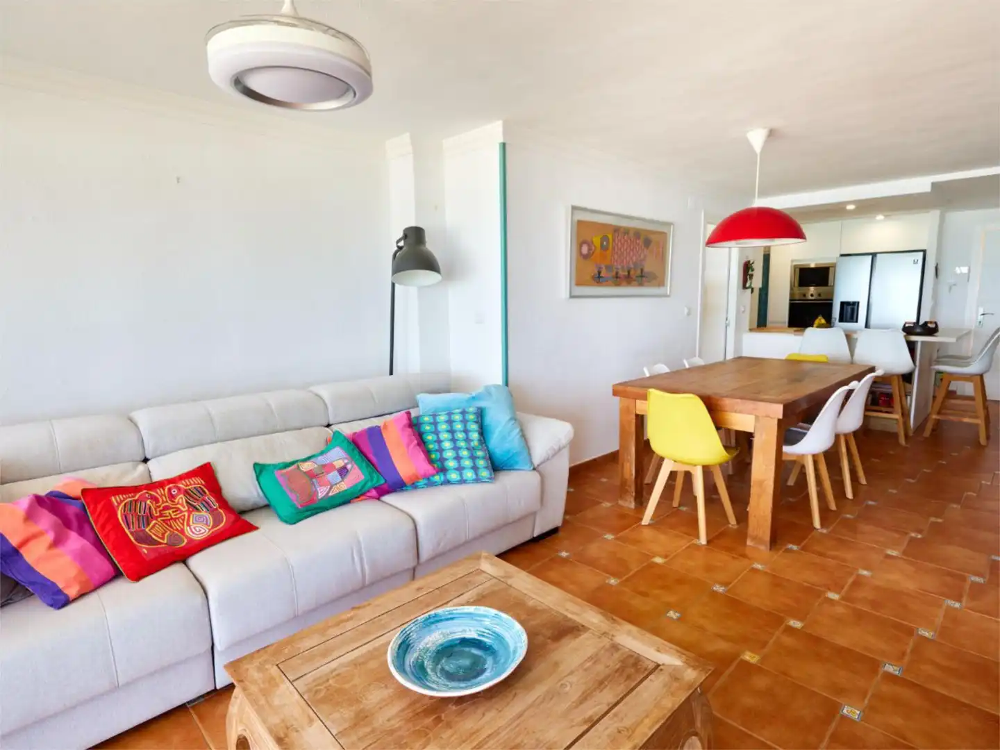 Flat for rent in Avenida Jaime I el Conquistador, Playa Muchavista Living room of Flat for rent in El Campello with Air Conditioner, Terrace and Storage room