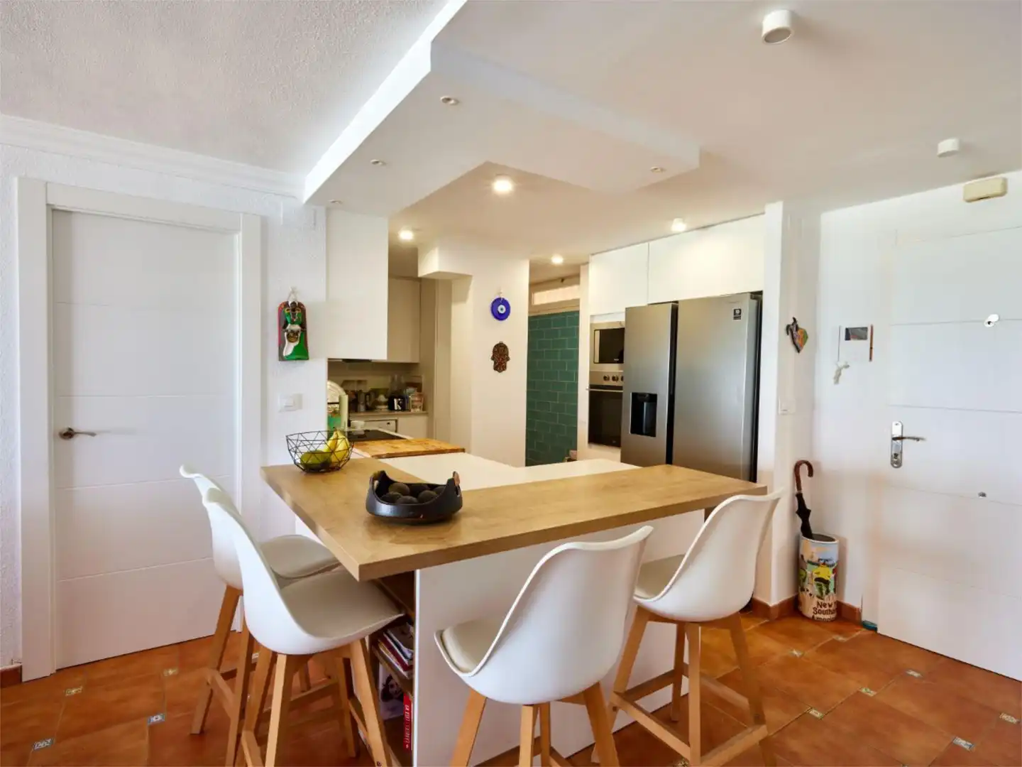 Flat for rent in Avenida Jaime I el Conquistador, Playa Muchavista Kitchen of Flat for rent in El Campello with Air Conditioner, Terrace and Storage room
