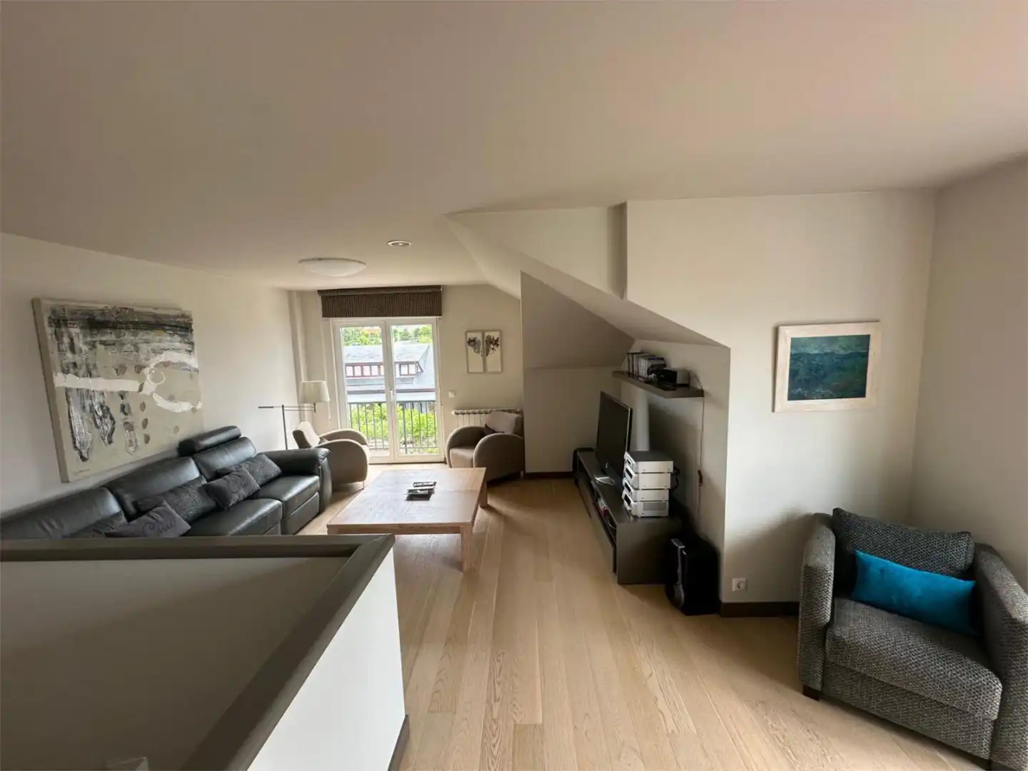 Living room of Houses for sale in Ribadeo  with Terrace and Balcony