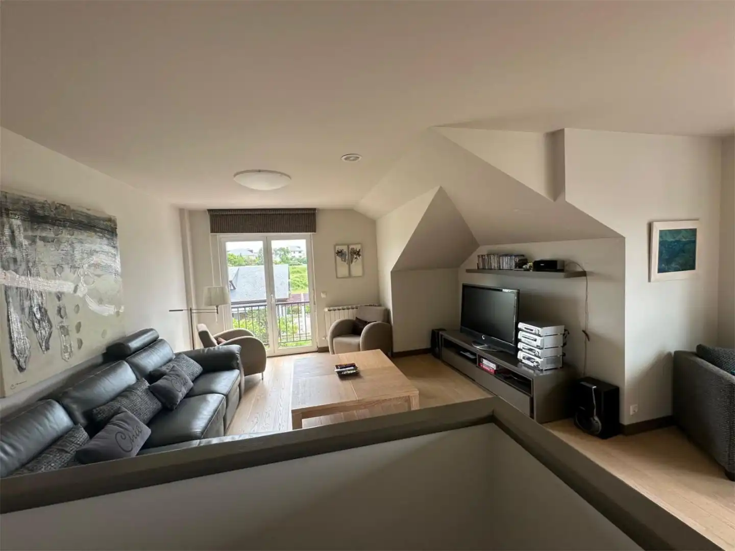 Living room of Houses for sale in Ribadeo  with Terrace and Balcony