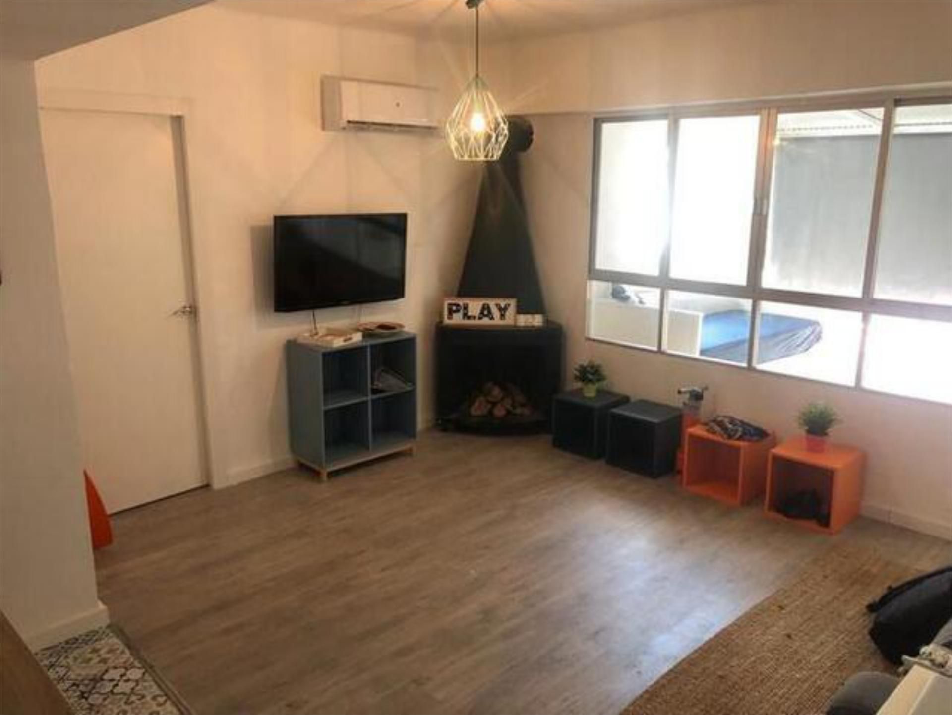 Sala d'estar de Apartament en venda en Ses Salines amb Calefacció, Terrassa i Moblat