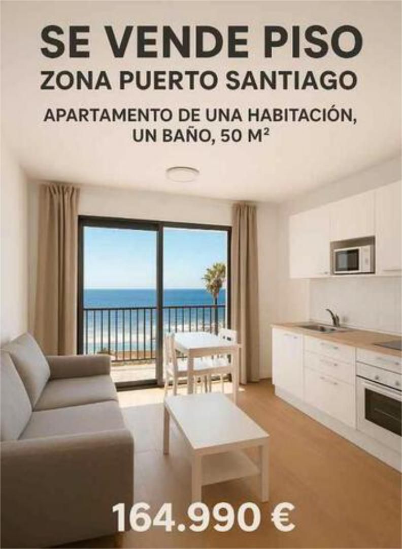 Dormitori de Apartament en venda en Santiago del Teide