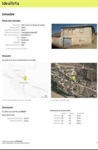 Casa-chalet en Venta en Magaz de Cepeda