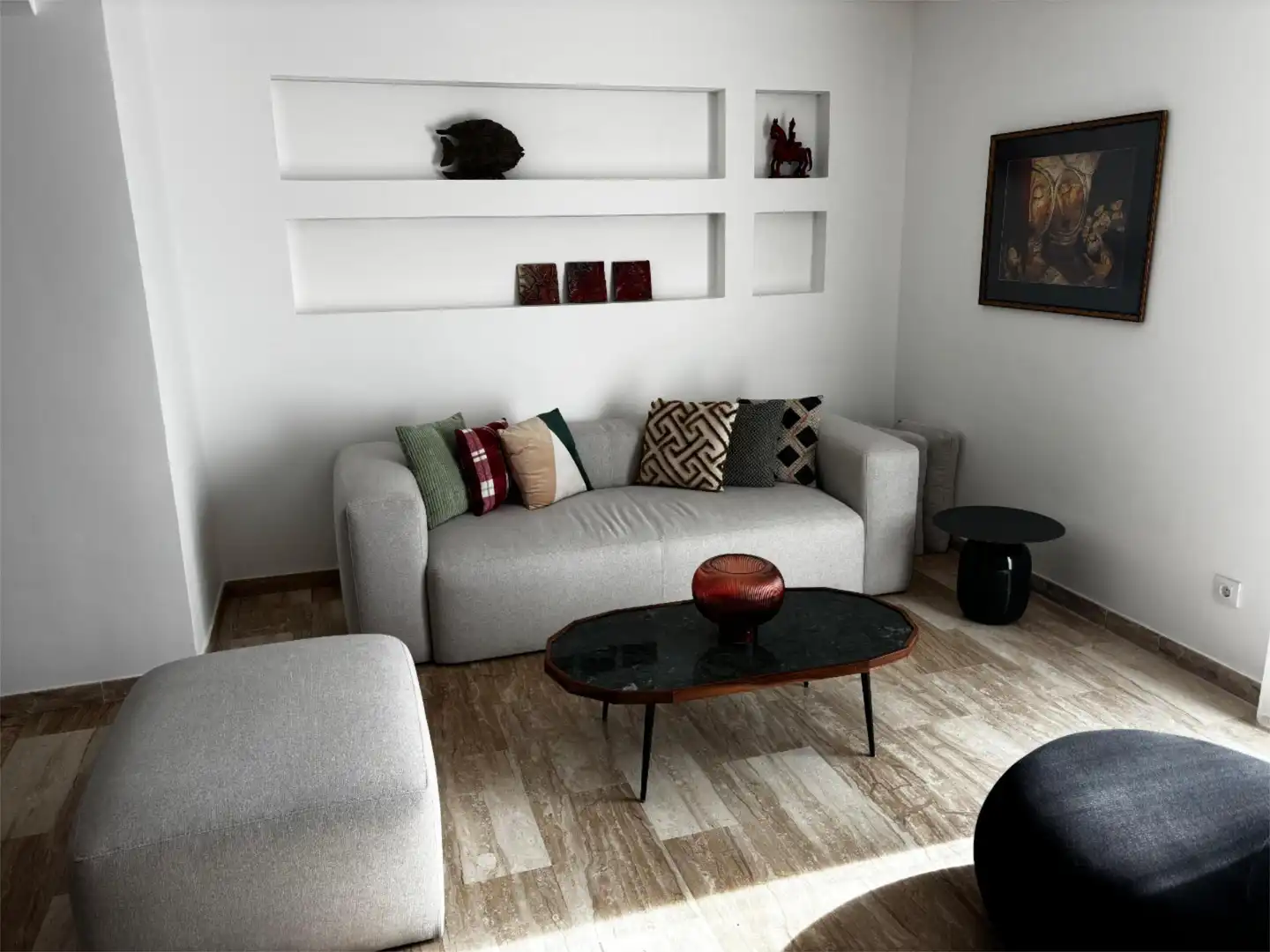 Casa adosada en venta en Carrer de la Devesa, 15, Aiguadolç - Sant Sebastià Sala de estar de Casa adosada en venta en Sitges con Terraza