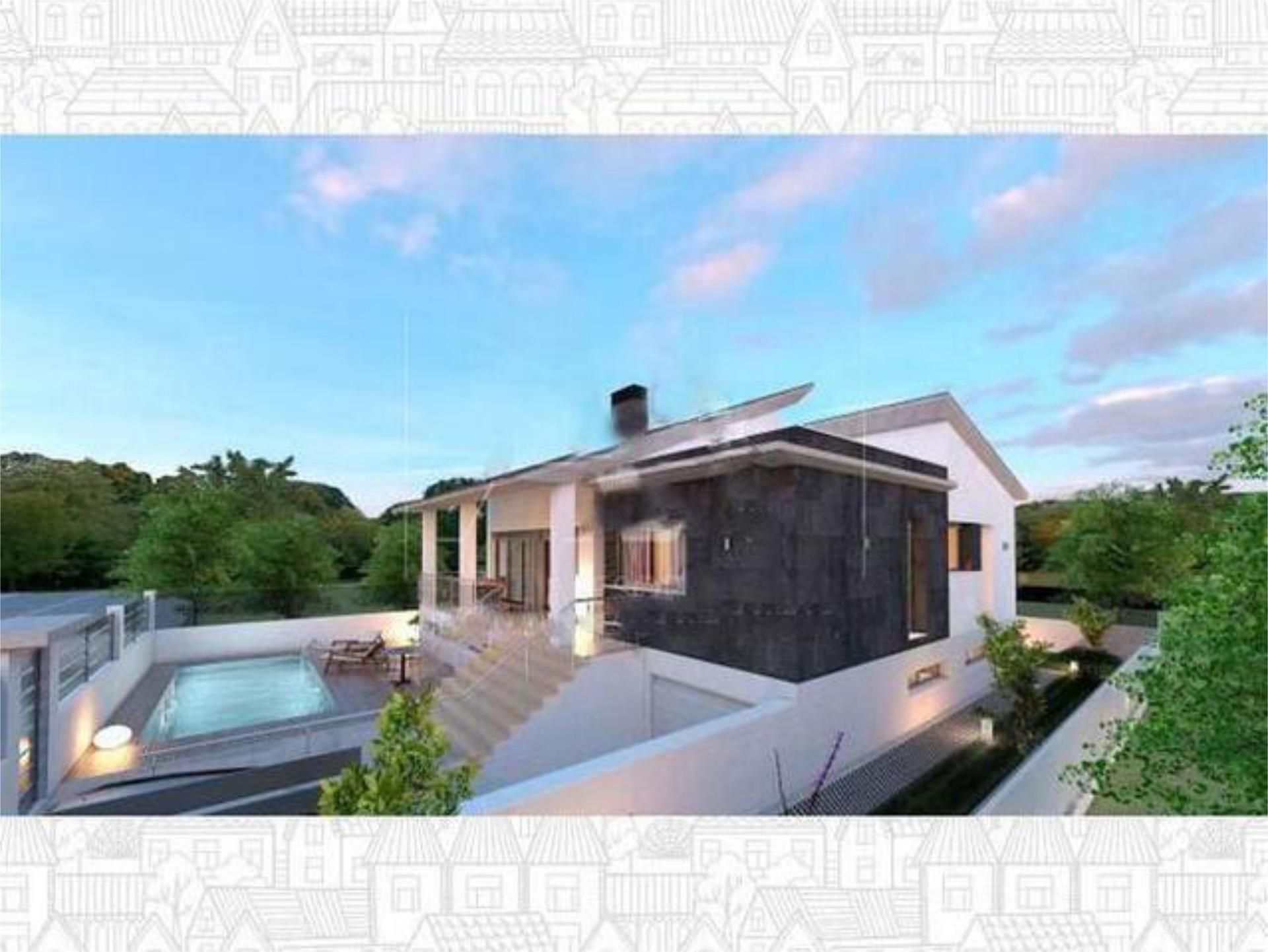 Exterior view of Single-family semi-detached for sale in Molina de Segura  with Private garden and Terrace