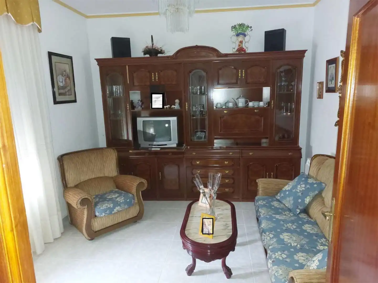 Piso en venta en Calle Depositos de Agua, 25, La Solana Sala de estar de Piso en venta en La Solana con Calefacción y Amueblado