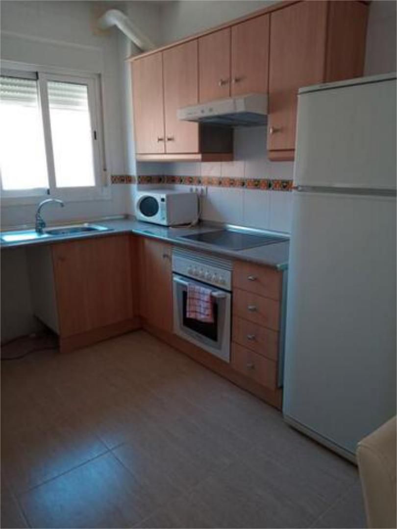 Cuina de Apartament de lloguer en Cuevas del Almanzora amb Calefacció, Jardí privat i Terrassa