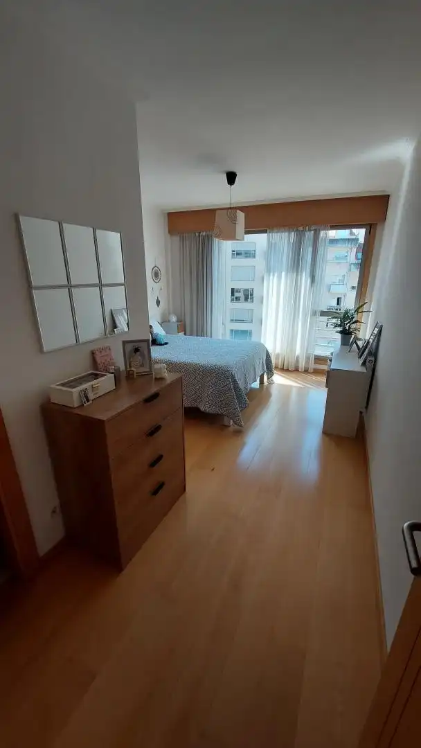 Flat for rent in Rúa Antonio Ríos, 29, Los Castros - Castrillón Bedroom of Flat for rent in A Coruña Capital with Air Conditioner, Private garden and Parquet flooring