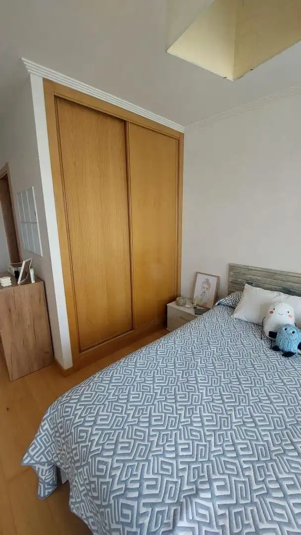 Flat for rent in Rúa Antonio Ríos, 29, Los Castros - Castrillón Bedroom of Flat for rent in A Coruña Capital with Air Conditioner, Private garden and Parquet flooring