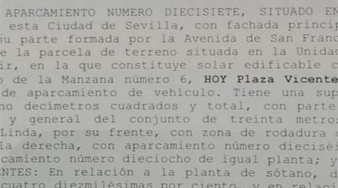 Photo 3 of Garage to rent in Plaza Vicente Aleixandre, 20, El Porvenir, Sevilla