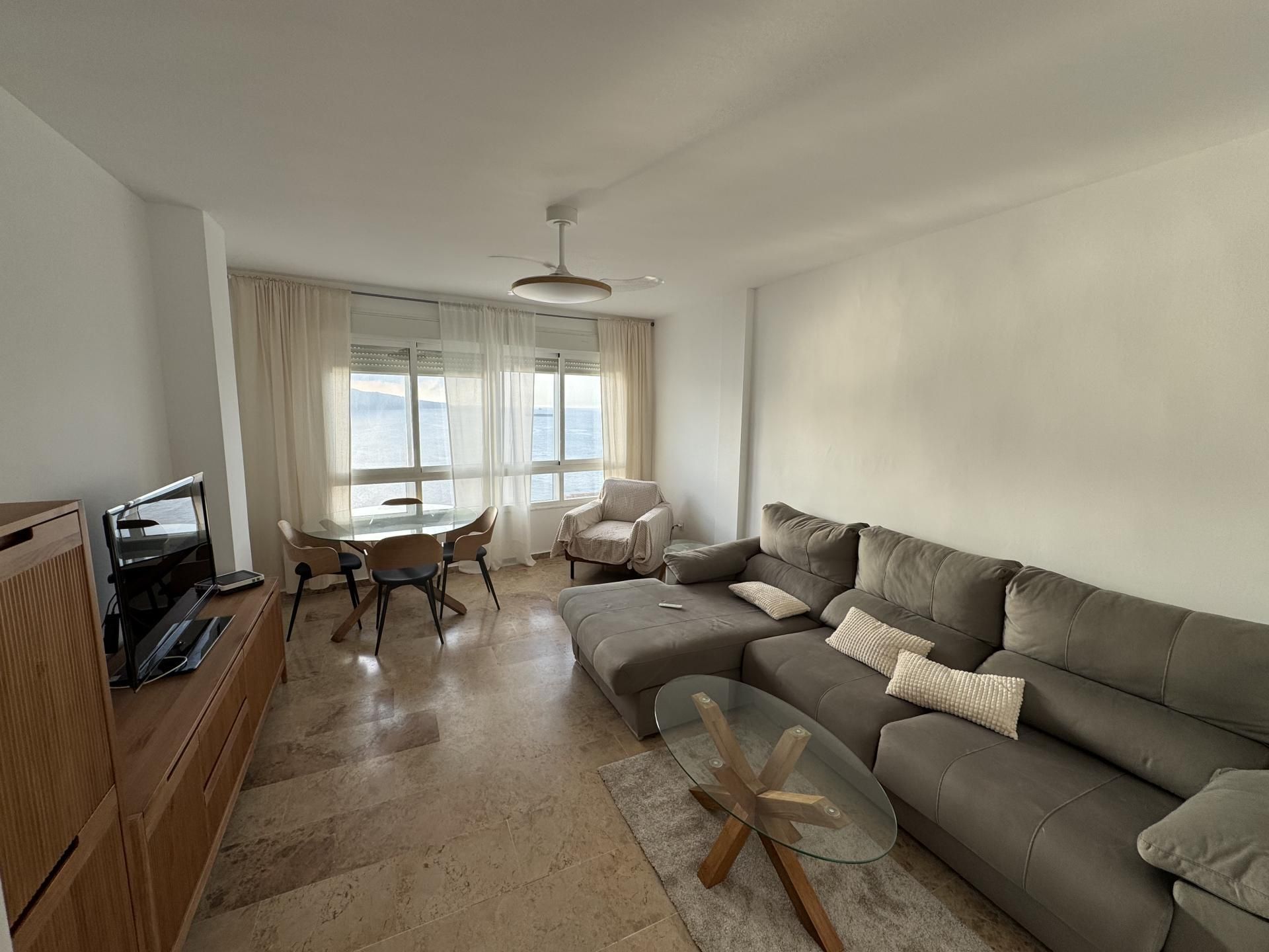 Living room of Flat for sale in  Ceuta Capital  with Air Conditioner, Heating and Furnished