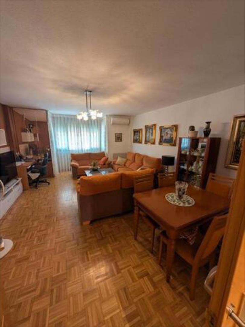Sala de estar de Piso en venta en  Madrid Capital con Calefacción y Jardín privado