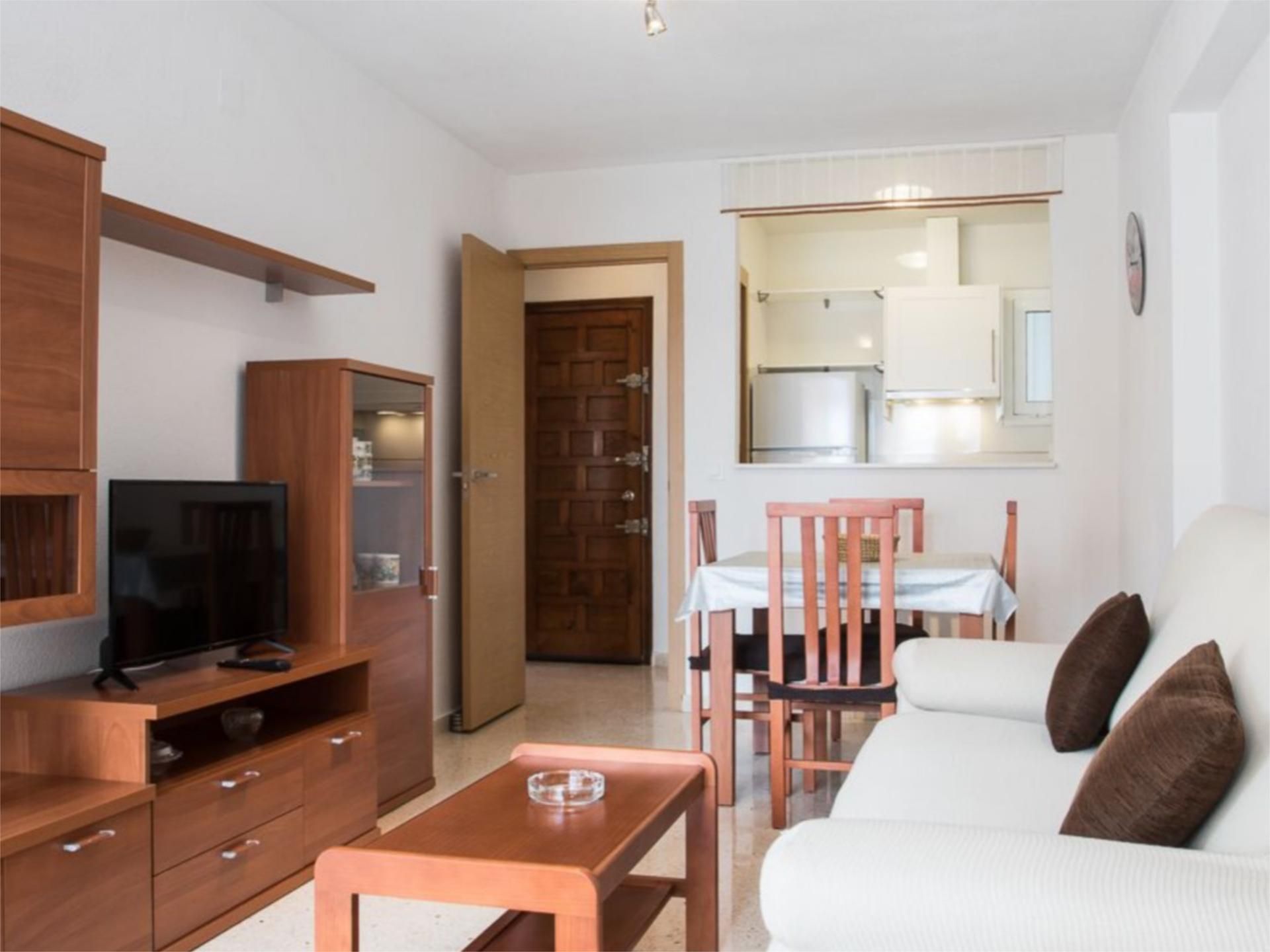 Living room of Apartment to rent in Benidorm  with Air Conditioner, Heating and Private garden