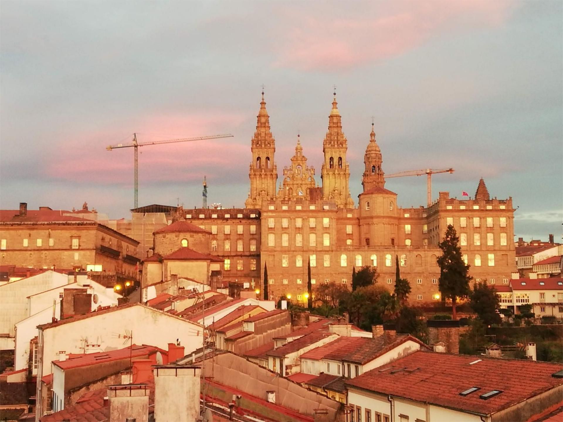 Exterior view of Duplex to rent in Santiago de Compostela 
