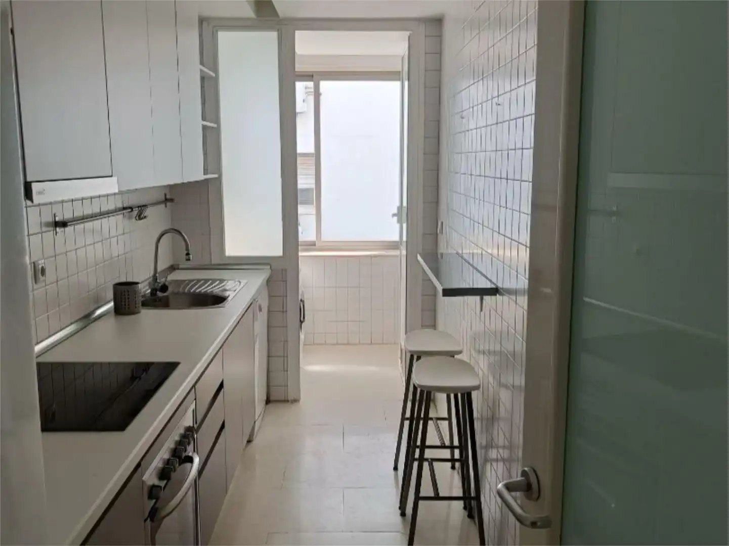 Kitchen of Flat for sale in Madrid  with Heating, Terrace and Swimming Pool