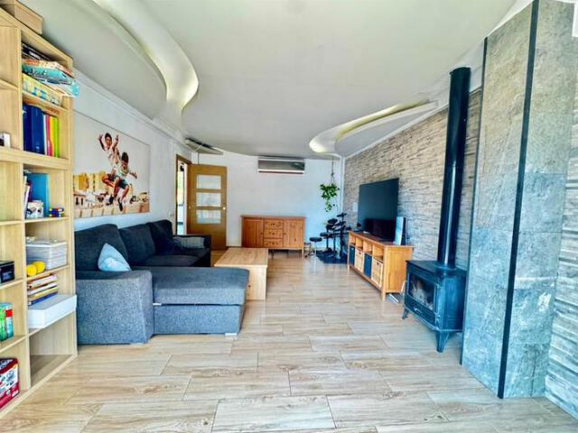 Sala d'estar de Pis en venda en  Palma de Mallorca amb Calefacció, Jardí privat i Terrassa