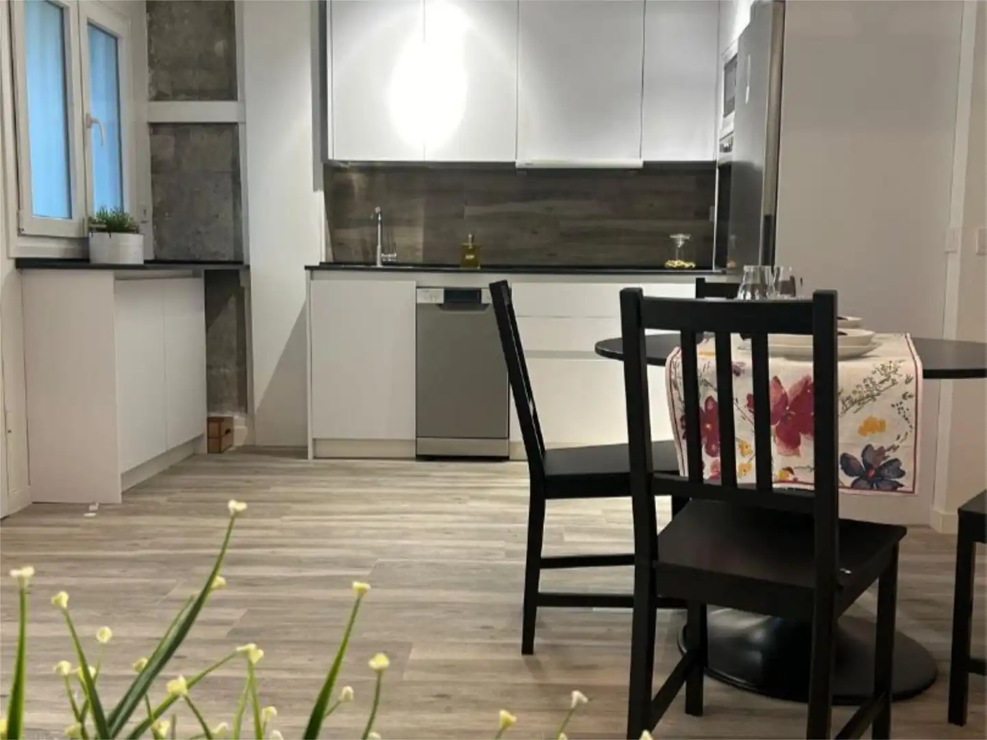 Cocina de Piso de alquiler en  Madrid Capital con Aire acondicionado