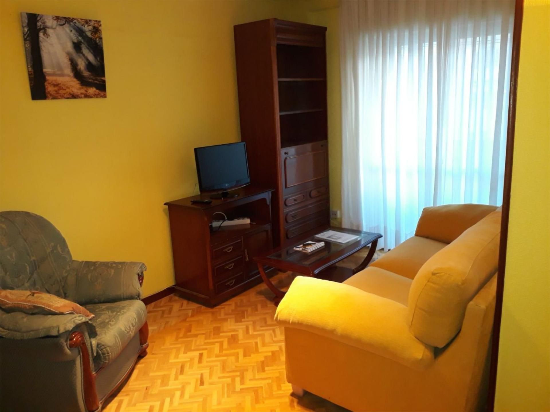 Sala d'estar de Pis de lloguer en Palencia Capital amb Terrassa