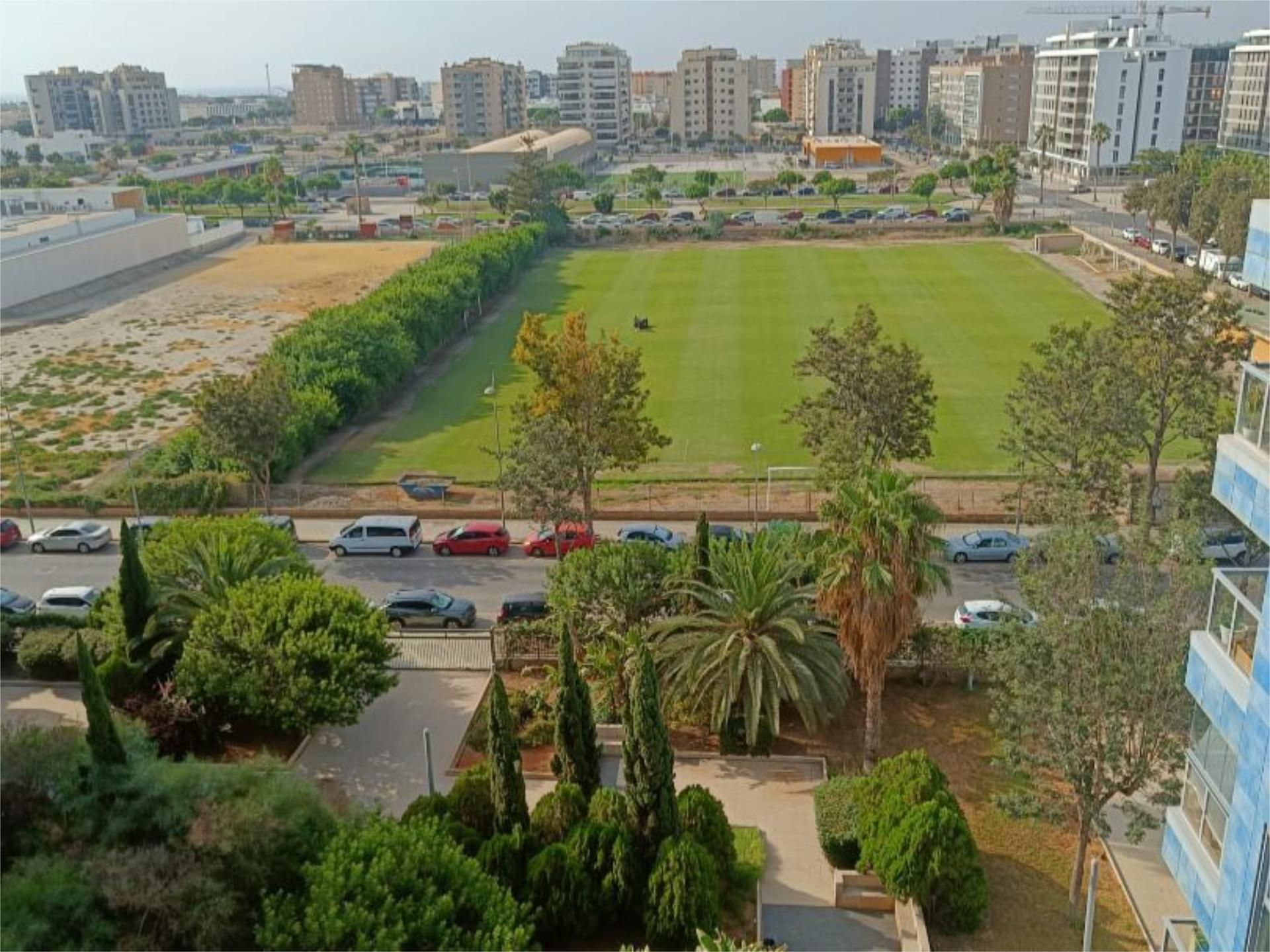 Exterior view of Flat for sale in  Almería Capital  with Air Conditioner