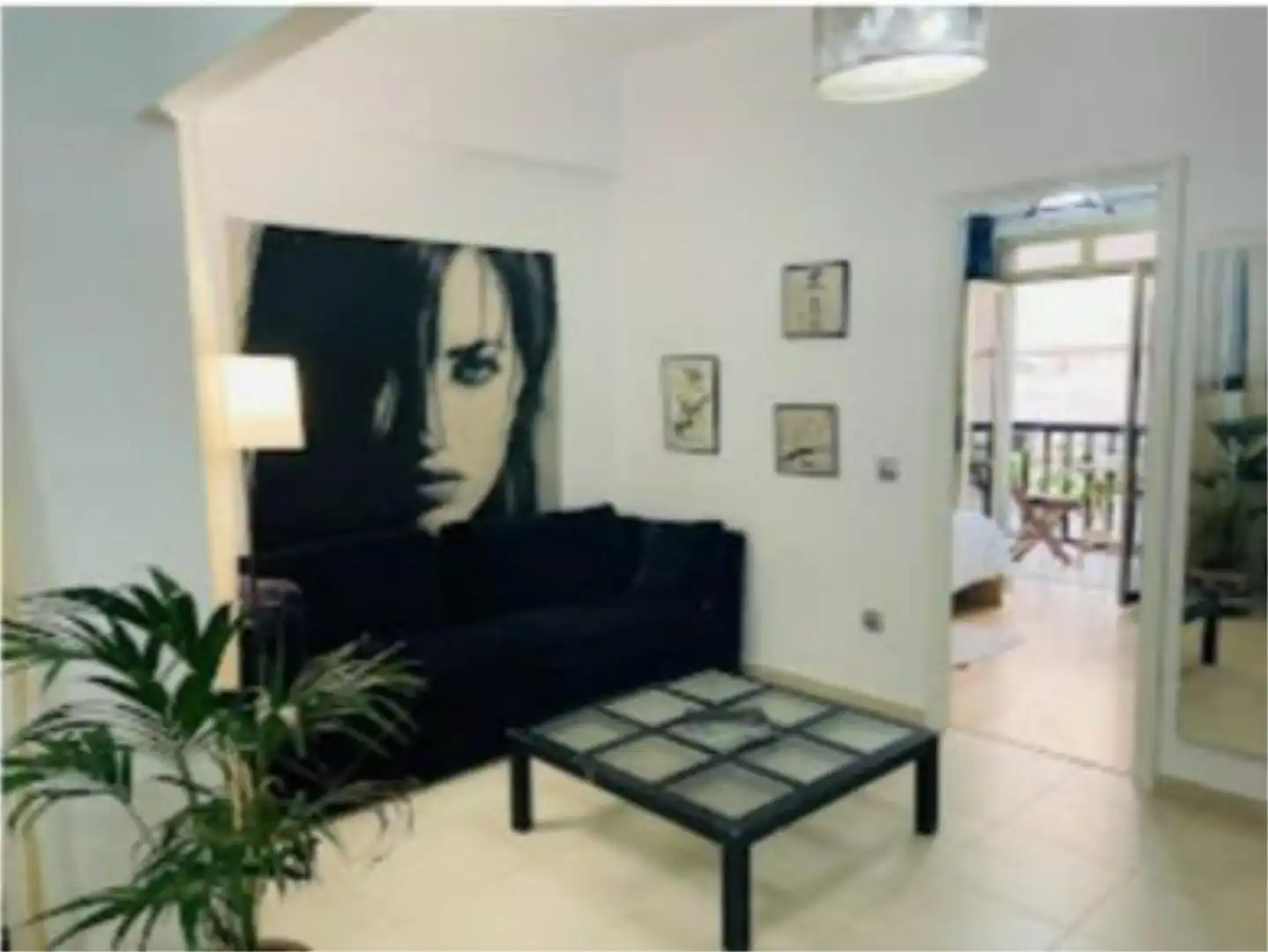 Room in Calle Ruiz de Alda, 32, Santa Catalina - Canteras Living room of Flat for share in Las Palmas de Gran Canaria with Terrace, Furnished and Balcony