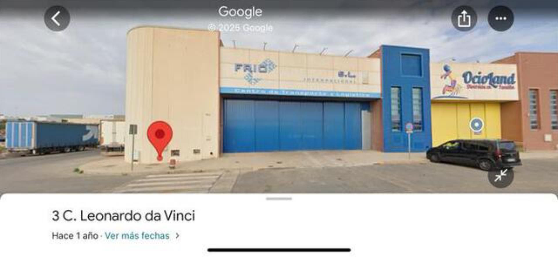 Vista exterior de Nau industrial de lloguer en El Ejido