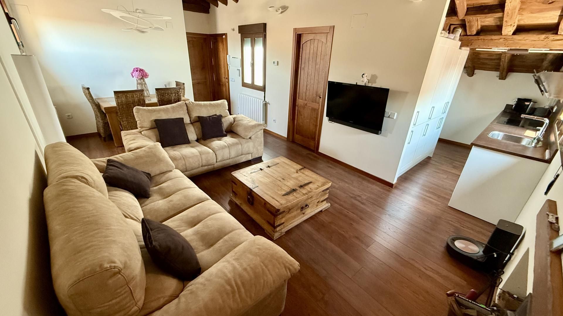 Sala d'estar de Pis de lloguer en Segovia Capital amb Aire condicionat