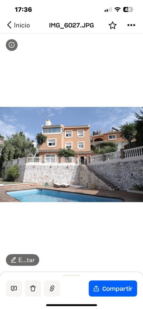 Exterior view of House or chalet for sale in Málaga Capital  with Air Conditioner, Heating and Private garden