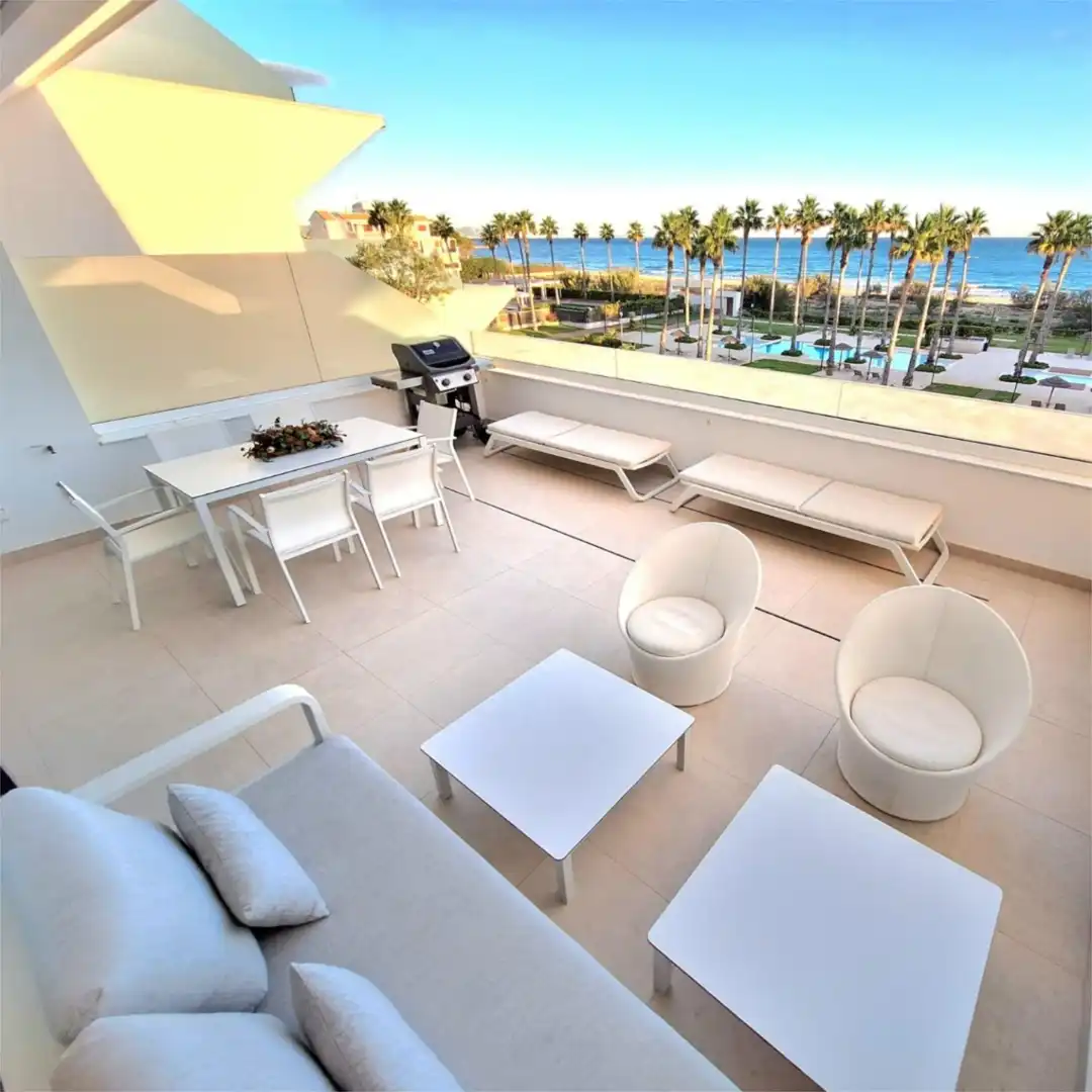 Apartament de lloguer a Carretera les Marines Racons a Dénia, Devessa - Monte Pego Terrassa de Apartament de lloguer en Dénia amb Aire condicionat, Calefacció i Terrassa
