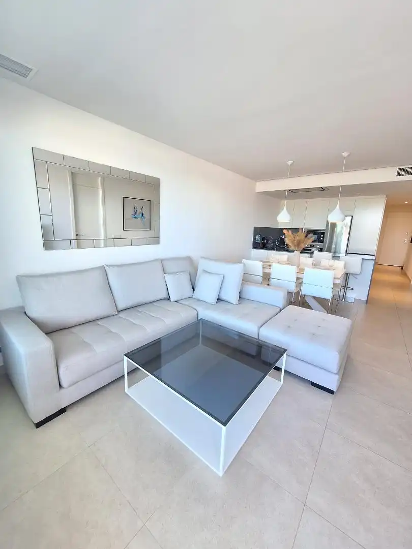Apartament de lloguer a Carretera les Marines Racons a Dénia, Devessa - Monte Pego Sala d'estar de Apartament de lloguer en Dénia amb Aire condicionat, Calefacció i Terrassa