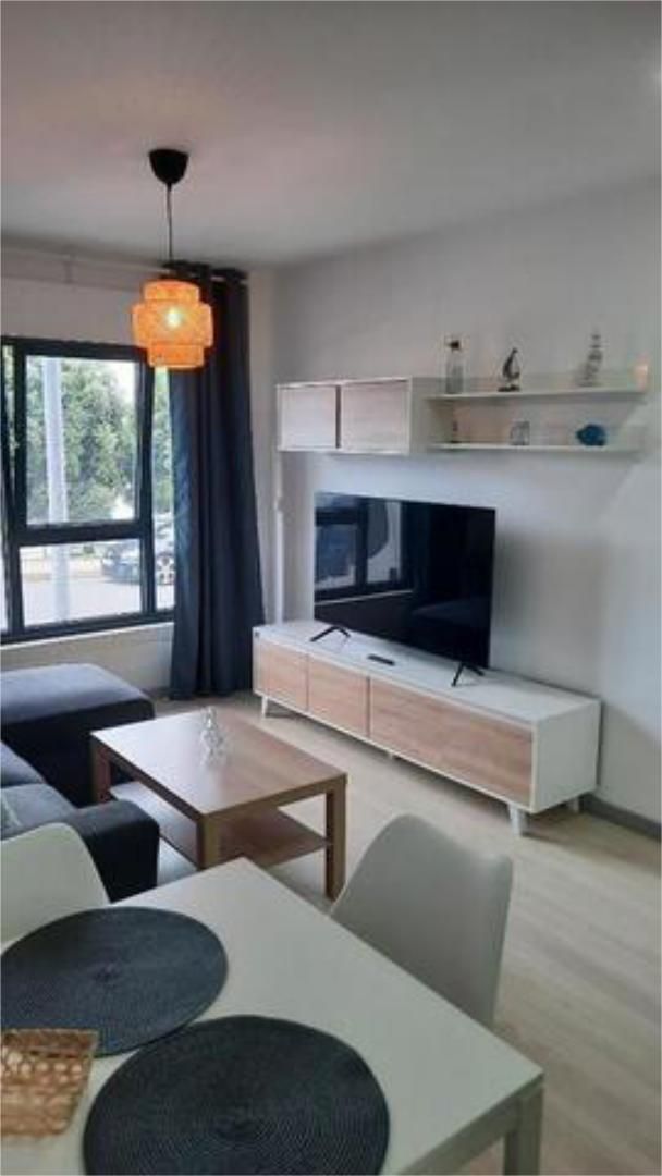 Sala d'estar de Apartament de lloguer en Ribeira amb Calefacció, Jardí privat i Moblat