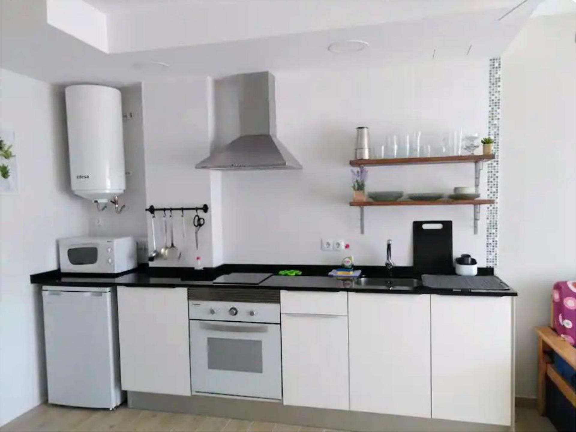 Kitchen of Flat to rent in Salou  with Heating, Private garden and Terrace