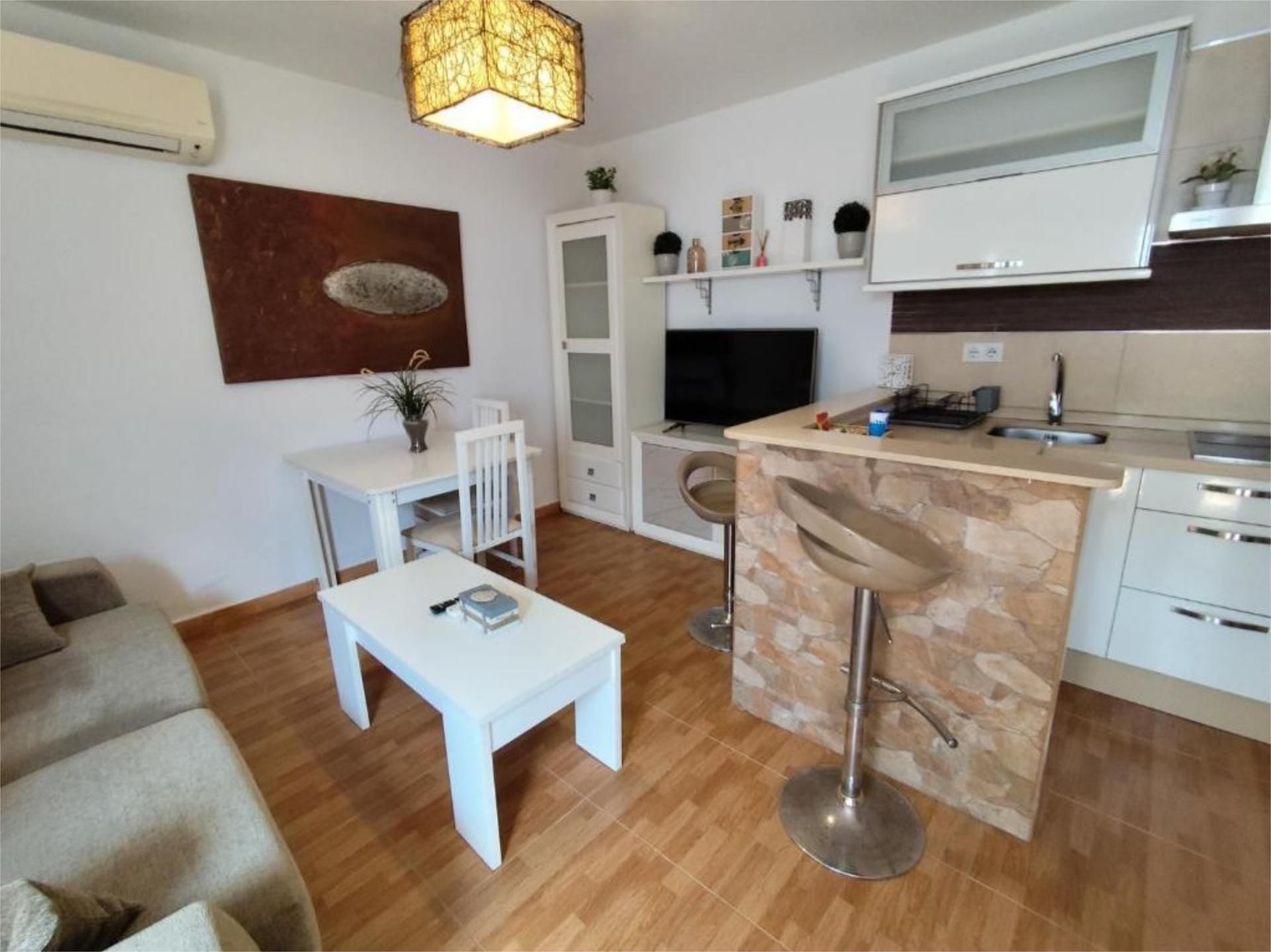 Living room of Flat to rent in Tarifa  with Air Conditioner and Furnished
