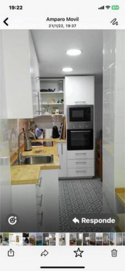 Kitchen of Flat to rent in El Puerto de Santa María  with Heating, Private garden and Terrace
