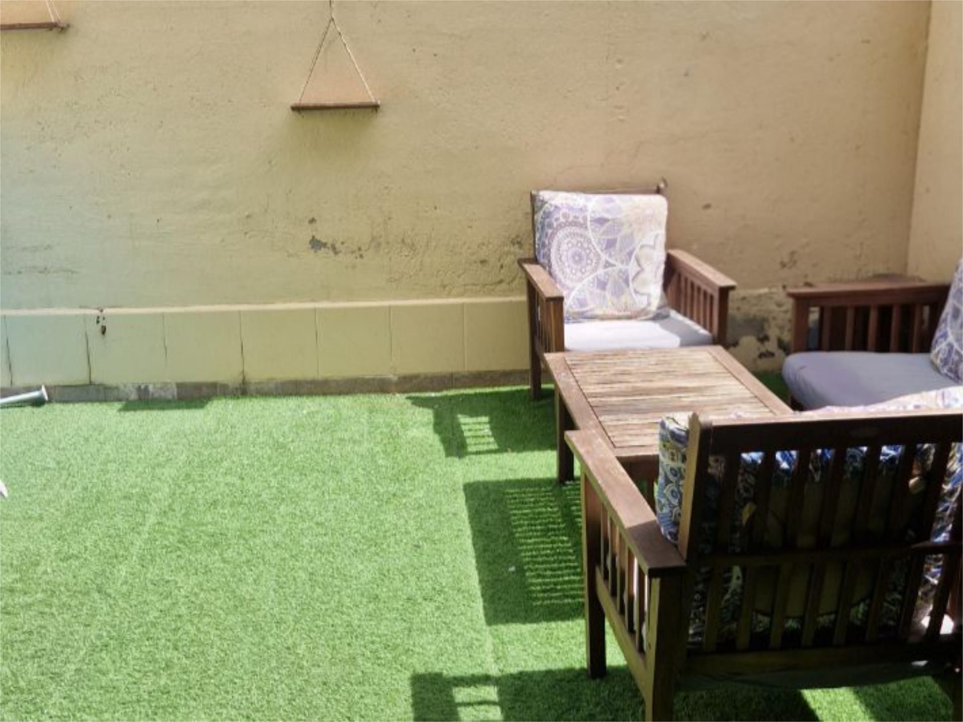 Terrace of House or chalet for sale in  Madrid Capital  with Air Conditioner, Private garden and Storage room
