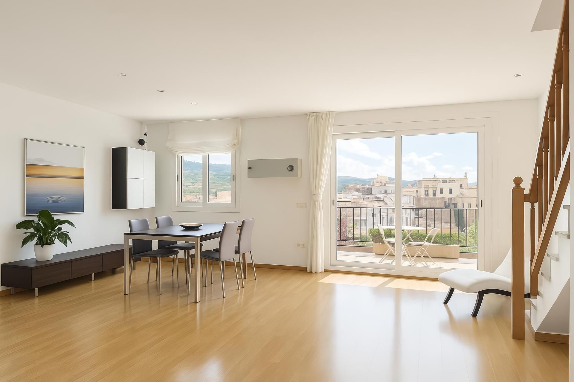 Dining room of Attic for sale in Sant Sadurní d'Anoia  with Heating, Private garden and Parquet flooring