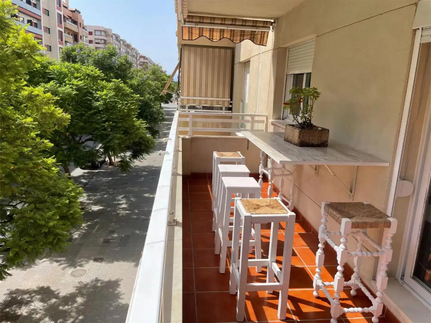 Flat for sale in Calle del Jalón, 28, Martín Carpena - Torre del Río Terrace of Flat for sale in Málaga Capital with Air Conditioner, Terrace and Swimming Pool