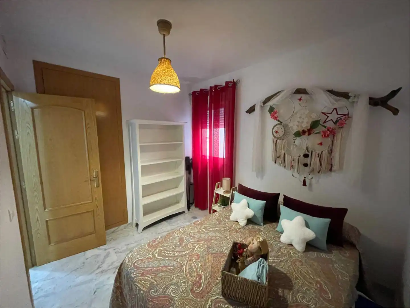 Flat for sale in Calle del Jalón, 28, Martín Carpena - Torre del Río Bedroom of Flat for sale in Málaga Capital with Air Conditioner, Terrace and Swimming Pool