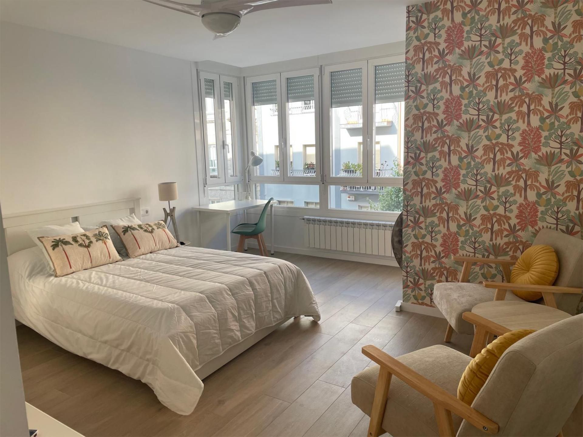 Bedroom of Flat to share in Ourense Capital   with Heating and Furnished