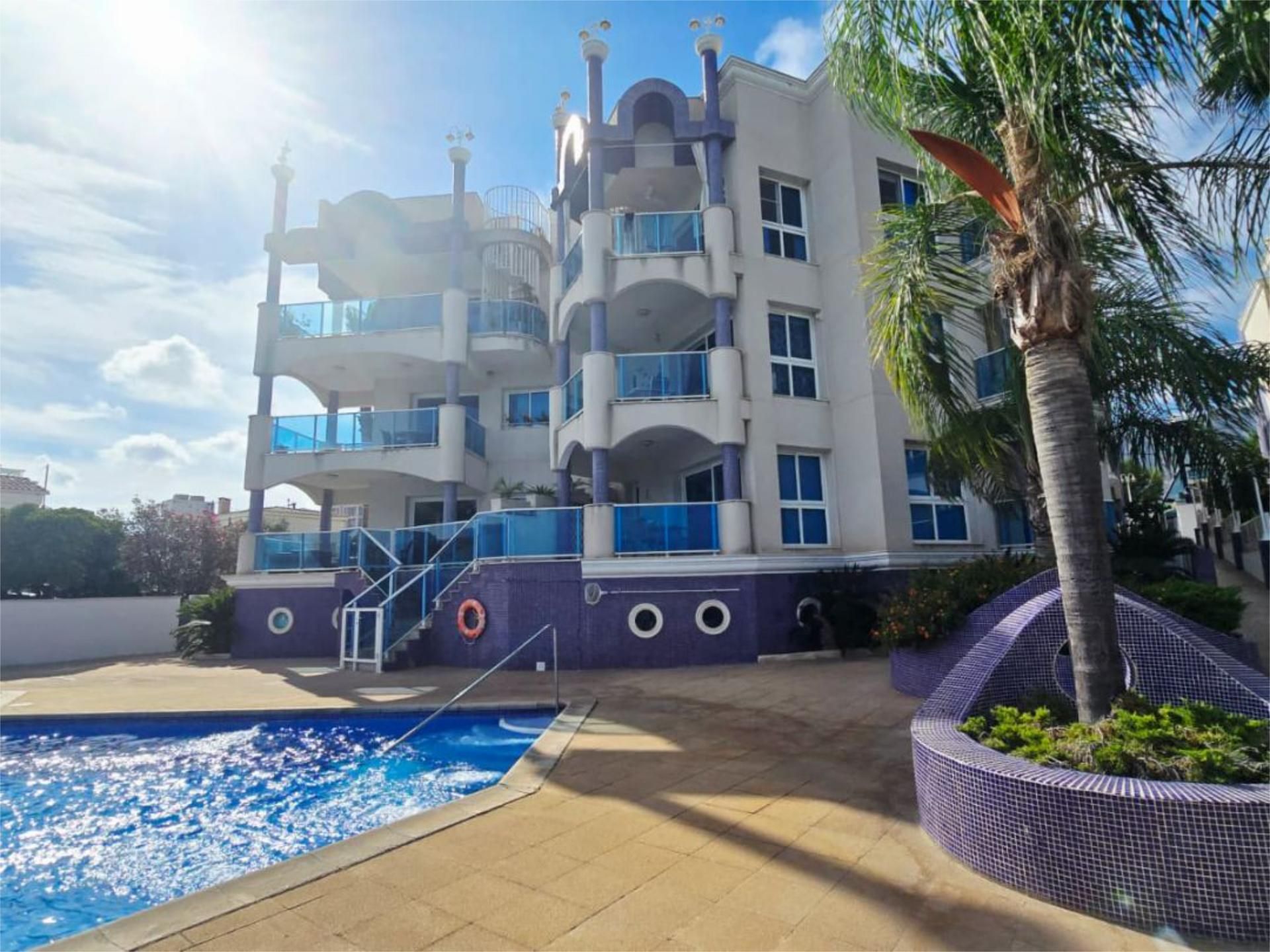 Swimming pool of Flat for sale in Alcanar  with Air Conditioner, Private garden and Terrace