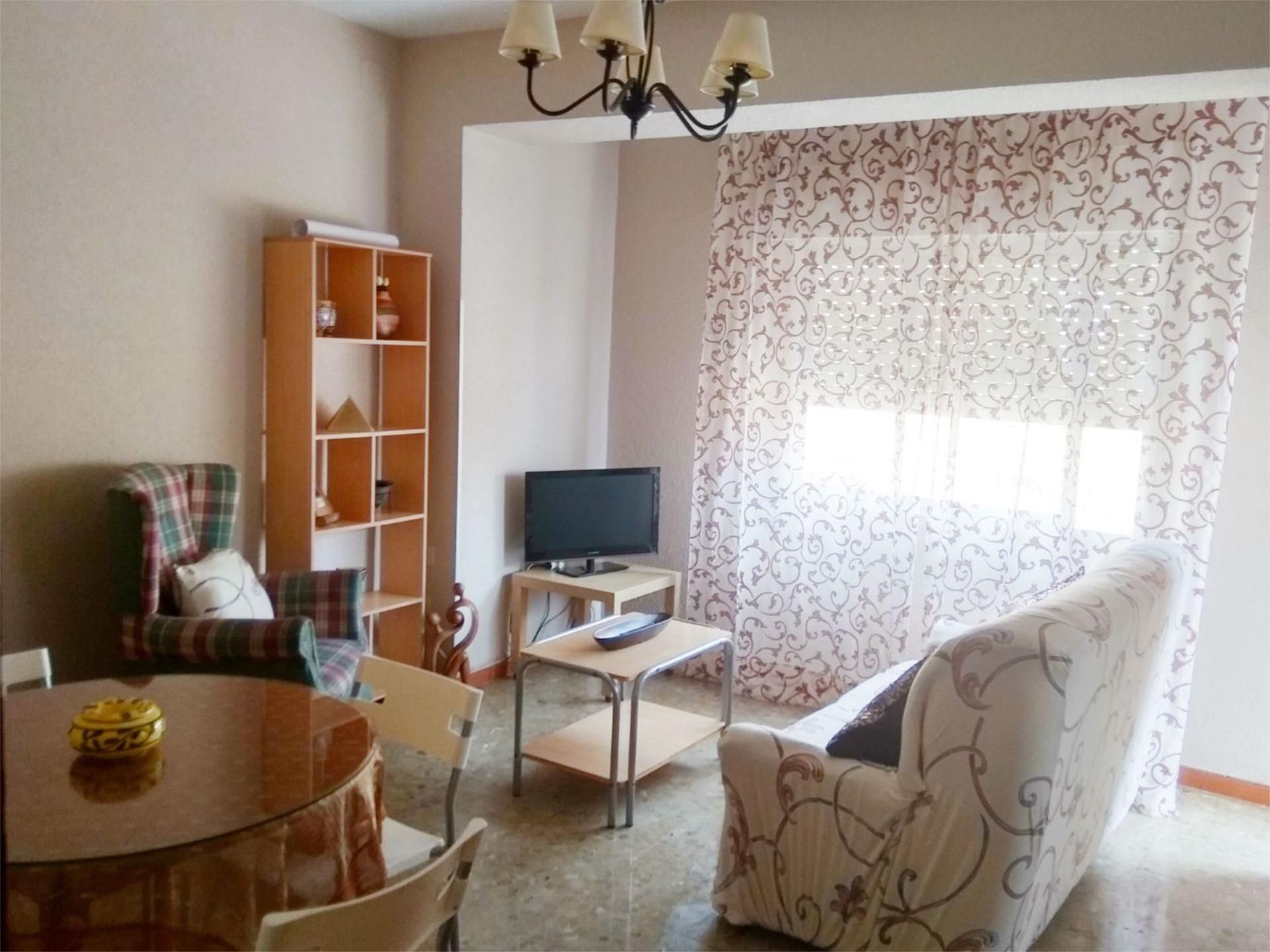 Living room of Flat to rent in Almadén  with Air Conditioner, Terrace and Furnished